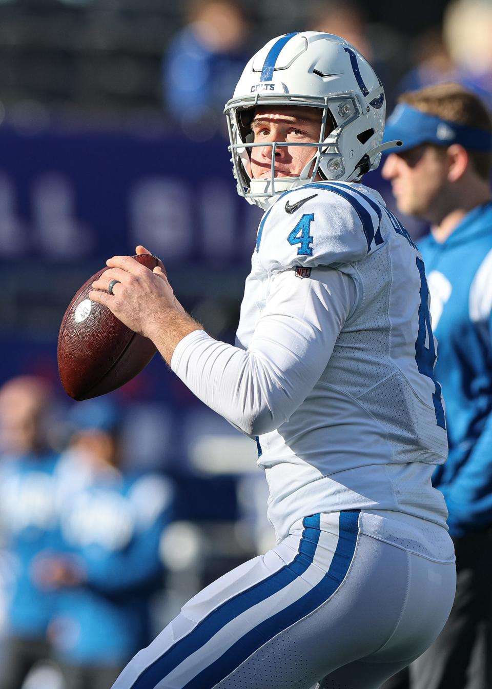 Indianapolis Colts quarterback Sam Ehlinger will make his third start of the season on Sunday against the Houston Texans.