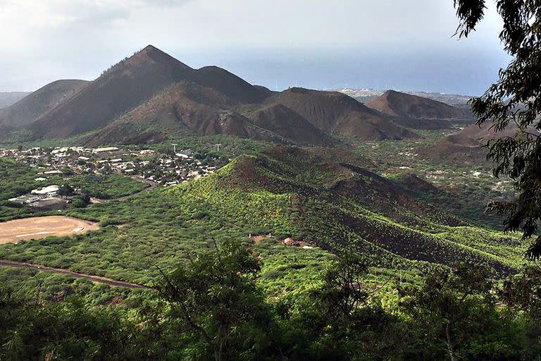 Green Mountain en la Isla Ascensión