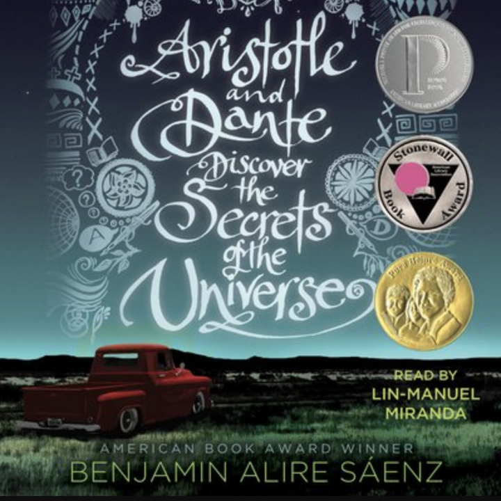 Narrated by: Lin-Manuel MirandaWhat it's about: Aristotle and Dante is narrated by the phenomenal Lin-Manuel Miranda, who also narrates the sequel coming this month. This coming-of-age story set in the 1980s follows a young man named Aristotle, angry at the world, and Dante, who sees the world quite differently. Start listening here.