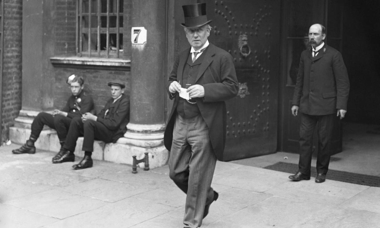 <span>Herbert Asquith in 1911, at the height of his affair with Venetia Stanley, when they would meet in the back of his official car.</span><span>Photograph: PA Images/Alamy</span>