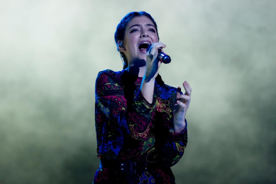 Lorde performs on the final night of the Bonnaroo Music and Arts Festival in Manchester, Tenn, June 11, 2017.