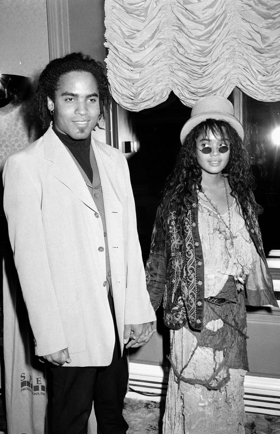 1988: Lenny Kravitz and Lisa Bonet