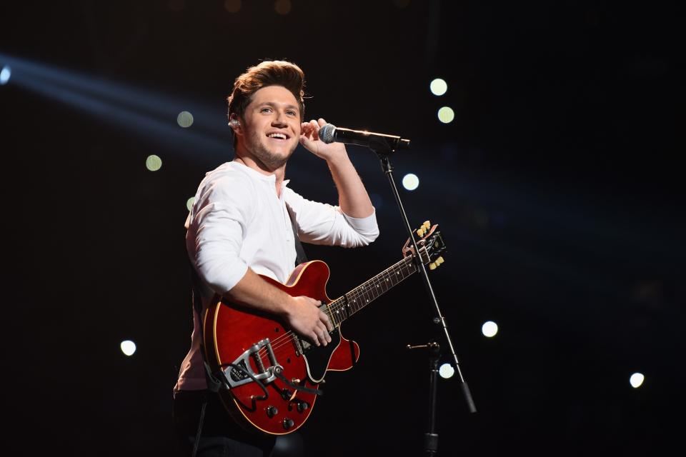 <p>The members of One Direction (which has been on hiatus since early 2016) are busy with solo projects. This is Horan’s second solo single, following the top 20 hit “This Town.” Horan will turn 24 this summer. Current Hot 100 ranking: No. 52. <a rel="nofollow noopener" href="https://www.youtube.com/watch?v=nBmNcLBaPUE" target="_blank" data-ylk="slk:LISTEN HERE;elm:context_link;itc:0;sec:content-canvas" class="link "><strong>LISTEN HERE</strong></a><br>(Photo: Getty Images) </p>