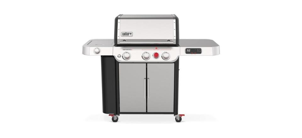 Weber Genesis Smart Gas Grill on white background