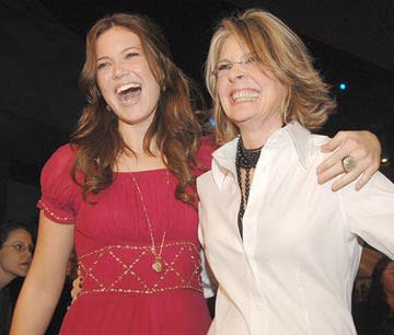 Mandy Moore and Diane Keaton at the Los Angeles premiere of Universal Pictures' Because I Said So