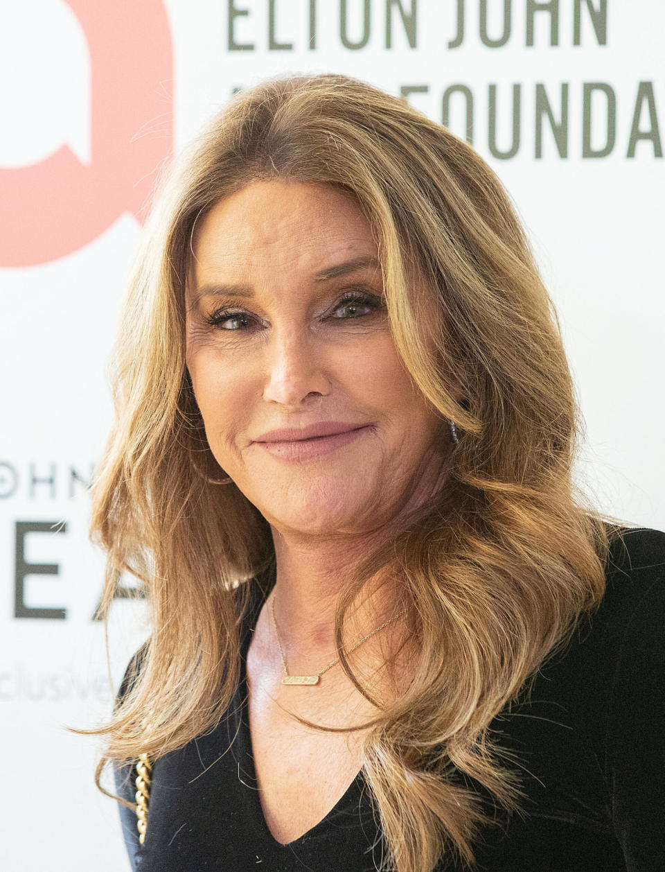 Caitlyn Jenner attends Elton John Aids Foundation Oscar Party