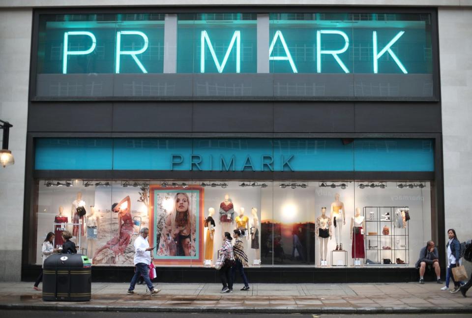 Primark launched its website in April    (PA Wire)