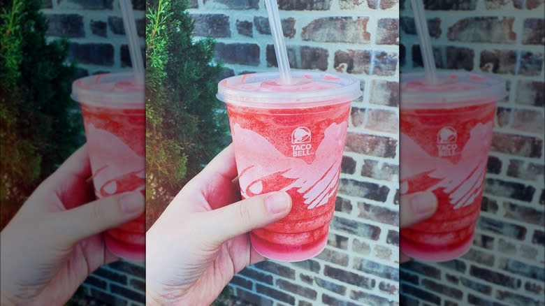 strawberry creme frozen drink