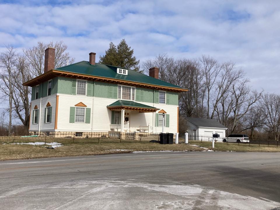 The Stetson House, gifted by John Stetson of the Texas hat fortune, is one of the historic homes that will be on the volkswalk through Orleans, Indiana.