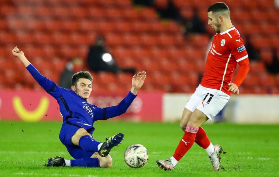 Billy Gilmour snapped into challenges and was tidy on the ball.