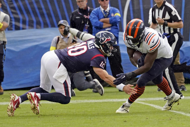 Smith INT sets up game-ending FG as Bears beat Texans 23-20