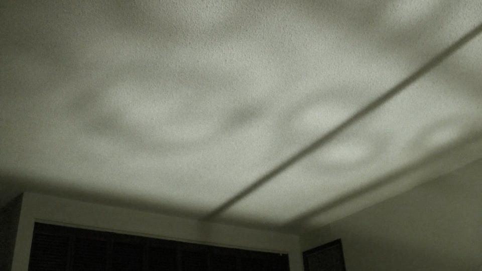 <span class="caption">Raindrop ripples reflected onto a ceiling from an outdoor water surface at night.</span> <span class="attribution"><span class="source">Kevin Nute</span>, <a class="link " href="http://creativecommons.org/licenses/by/4.0/" rel="nofollow noopener" target="_blank" data-ylk="slk:CC BY;elm:context_link;itc:0;sec:content-canvas">CC BY</a></span>