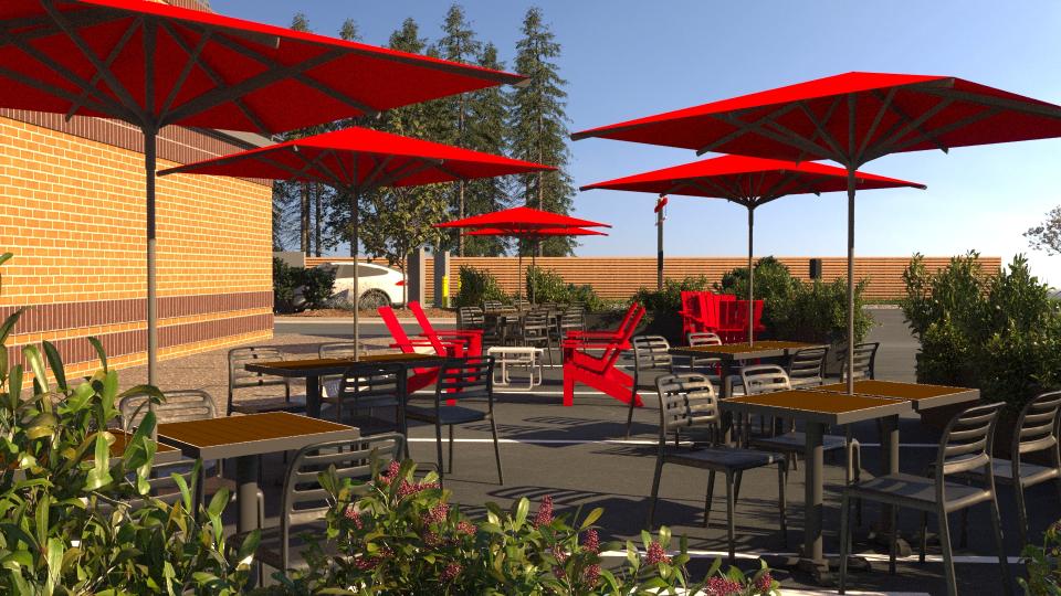 Tim Hortons will open 1,000 patios at restaurants across the country by early July. 