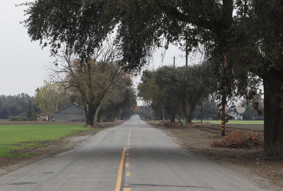 Sherry Papini was found Thanksgiving morning in 2016 near the intersection of County Road 17 and Interstate 5 in Yolo County. This is County Road 17 looking east toward Interstate 5.