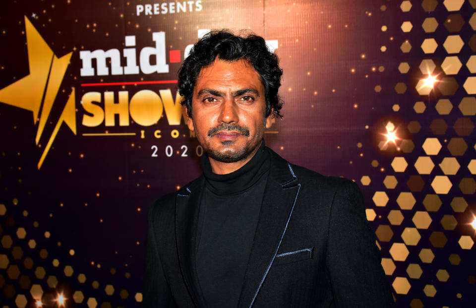 Actor Nawazuddin Siddiqui attend the 'Mid-Day Showbiz Icon Awards 2020' on December 17, 2020 at hotel Grand Hyatt in Mumbai. (Photo by Azhar Khan/NurPhoto via Getty Images)