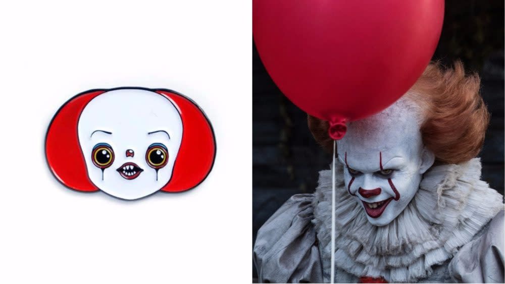 This Pennywise pin is so darn cute, I think it cured my fear of clowns