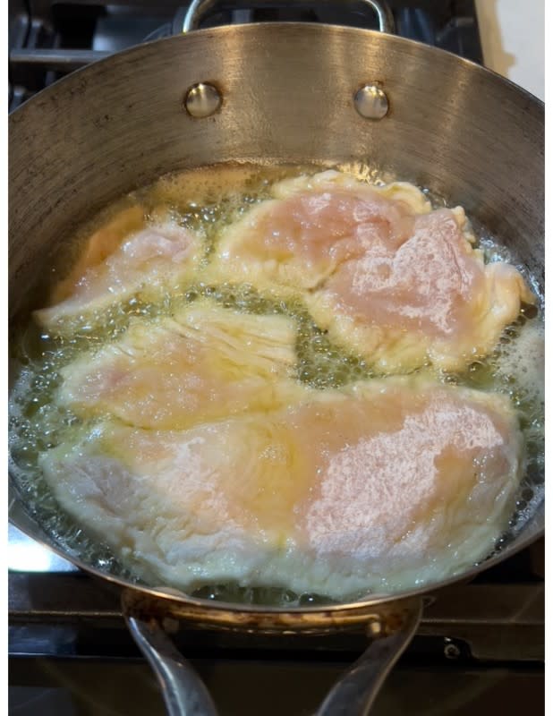 Frying Chicken<p>Theresa Greco</p>