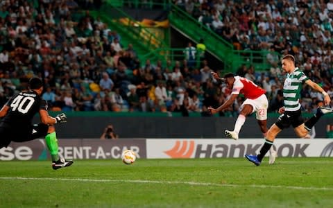 welbeck shot for goal - Credit: REUTERS