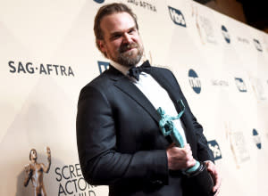 David Harbour at the Screen Actors Guild Awards in 2017 .