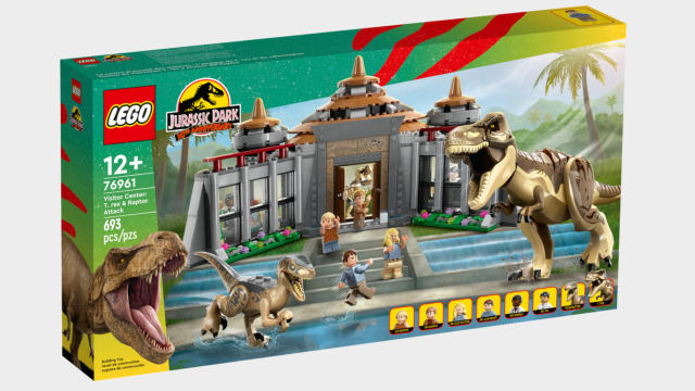 New Lego Jurassic Park sets will, uh, find a way… to destroy our