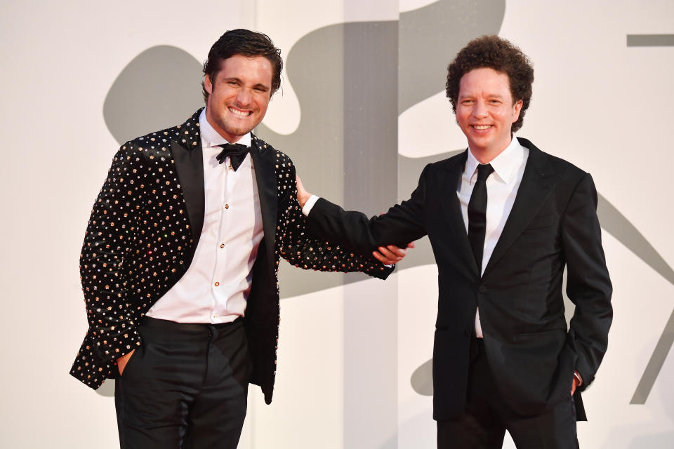 Diego Boneta y Michel Franco en el Festival de Venecia (Getty Images)