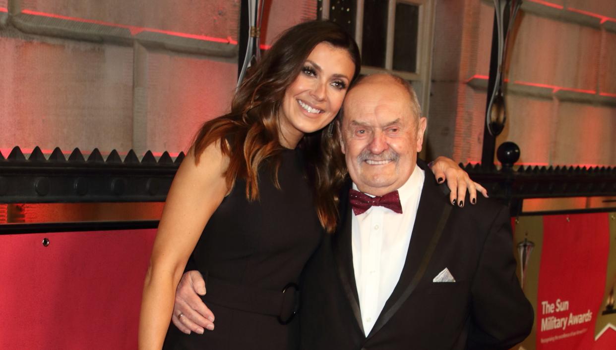 Kym Marsh's father David Marsh is determined to walk her down the aisle despite his terminal cancer diagnosis. (PA)