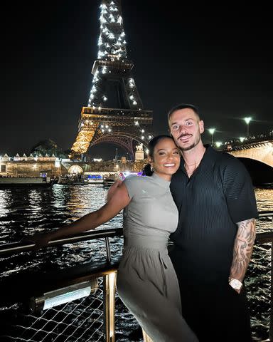 <p>Christina Milian Instagram</p> Christina Milian and Matt Pokora.