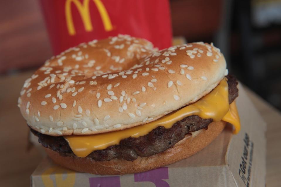 Customers are beginning to wonder if McDonald’s burgers are shrinking in size. Getty Images
