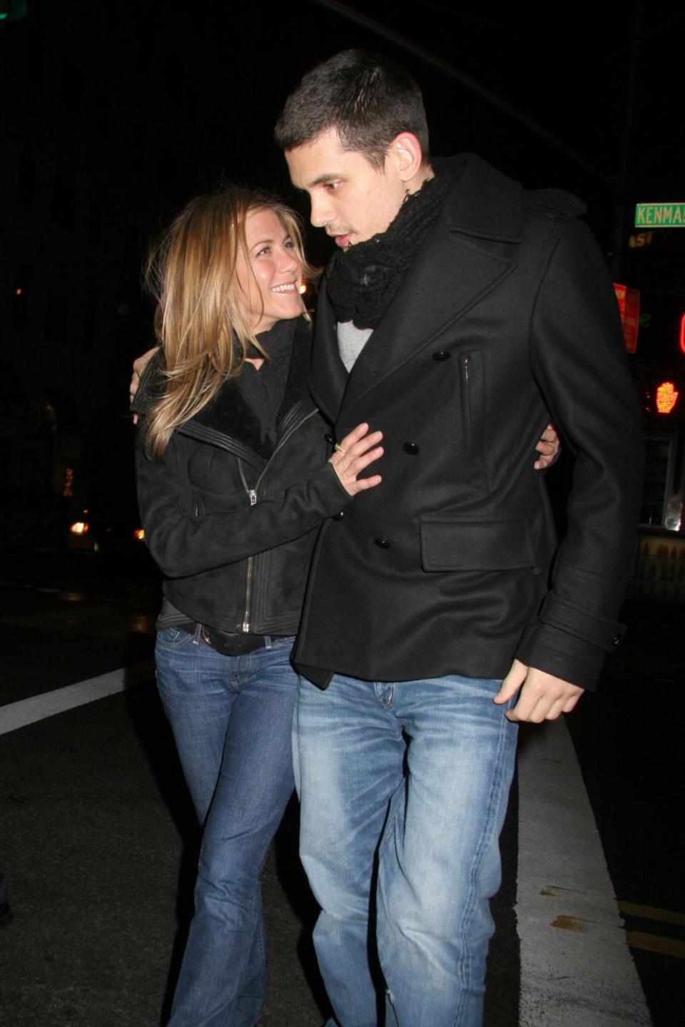 Jennifer Aniston and John Mayer in 2008. (SplashNews.com)