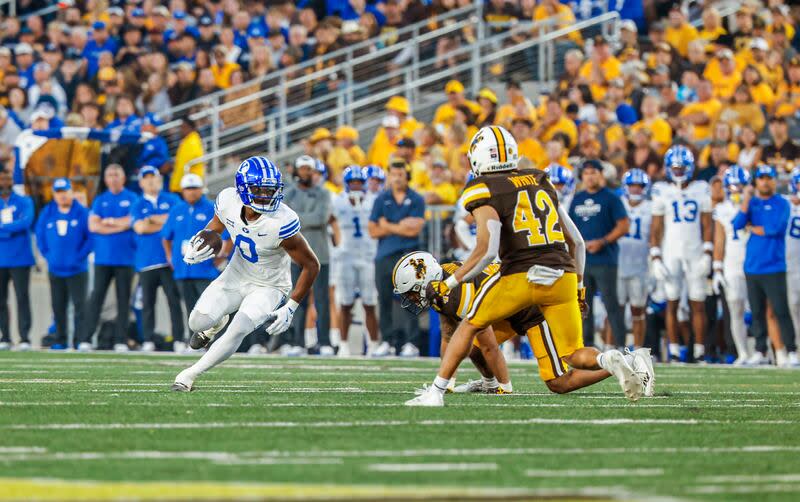 BYU football takes on Wyoming on Sept. 14, 2024, in Laramie. | BYU Photo