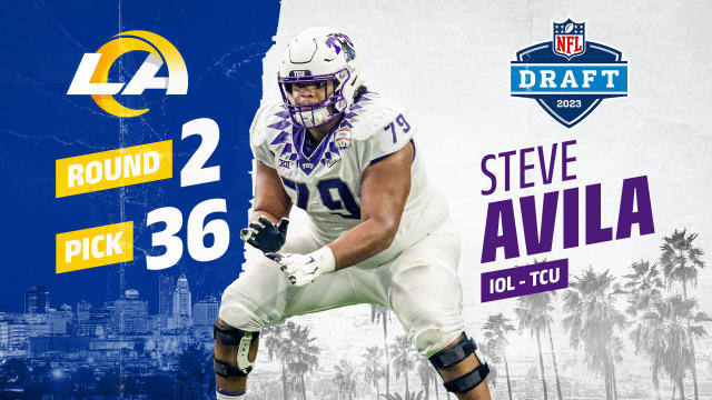 Rams select TCU OL Steve Avila with 36th overall pick in 2023 NFL draft