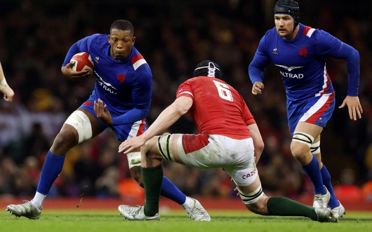 France's Cameron Woki in action against Wales - Italy v France, Six Nations 2023: What time is kick-off and what TV channel is it on? - Paul Childs/Reuters