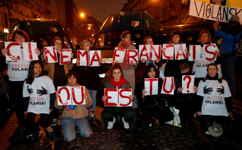 Feminist groups call for anti-Polanski protest before Cesar awards ceremony in Paris