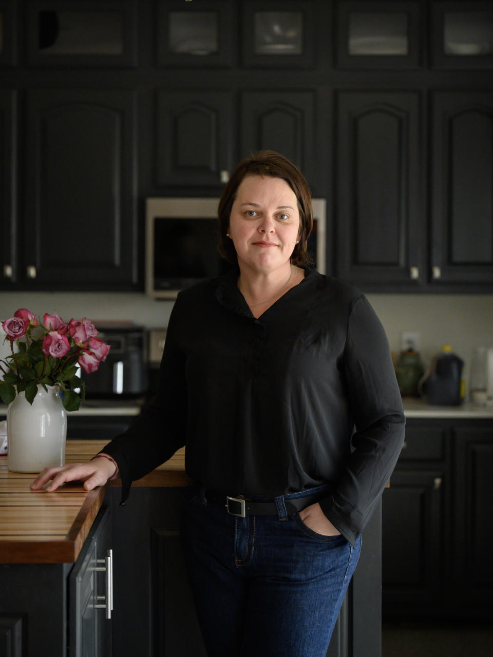 Stacie Odeneal en su casa en Lawrenceburg, Tennessee, el 2 de enero de 2023. (William DeShazer/The New York Times).