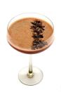<p> <strong>Ingredients:</strong> </p> <p> 1.5 parts Absolut Original </p> <p> .5 parts Cr&#xE8;me de Cacao </p> <p> 1 part Raspberry Puree </p> <p> 1 part Room-temperature Espresso </p> <p> Shaved Chocolate and Raspberries, for garnish </p> <p> <strong>Directions:</strong> </p> <p> Shake all ingredients and strain into a cocktail glass. Garnish with a chocolate-raspberry tuille. </p> <p> <em>Courtesy of Absolut Vodka</em> </p>