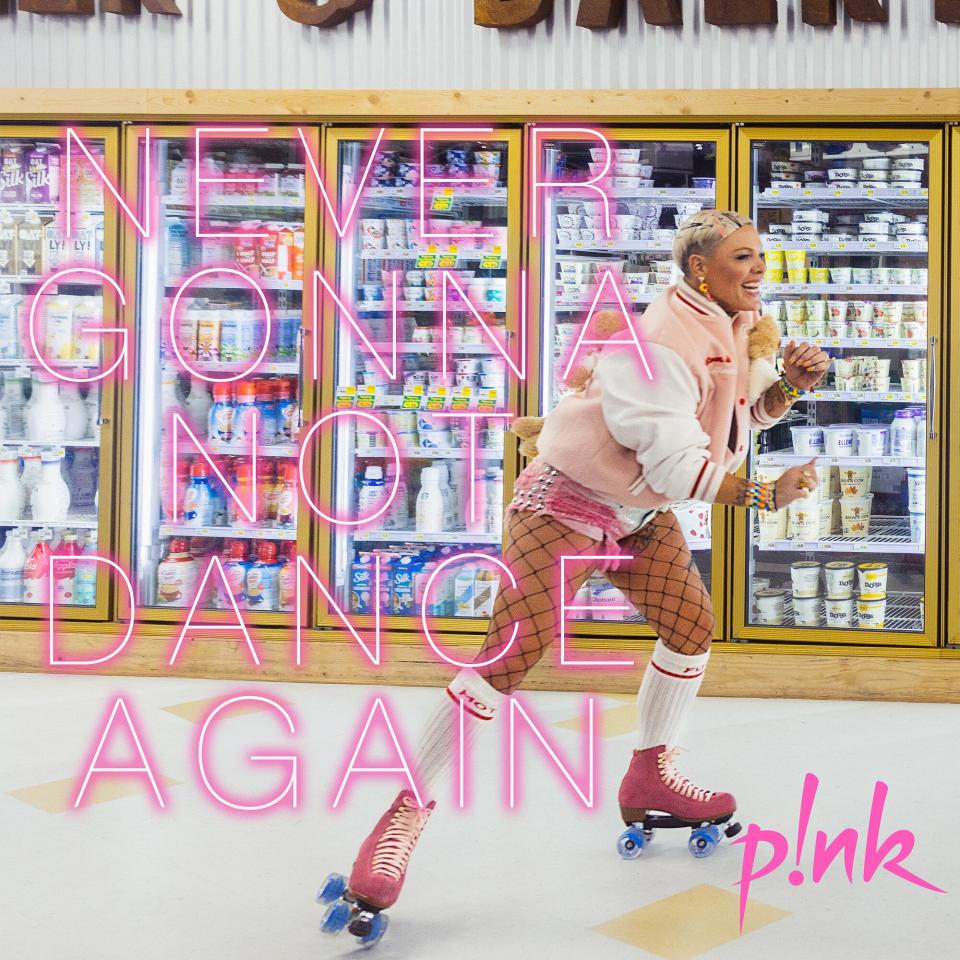 Pink Forces Grocery Store Shoppers to Have Fun in New 'Never Gonna Not Dance Again' Music Video