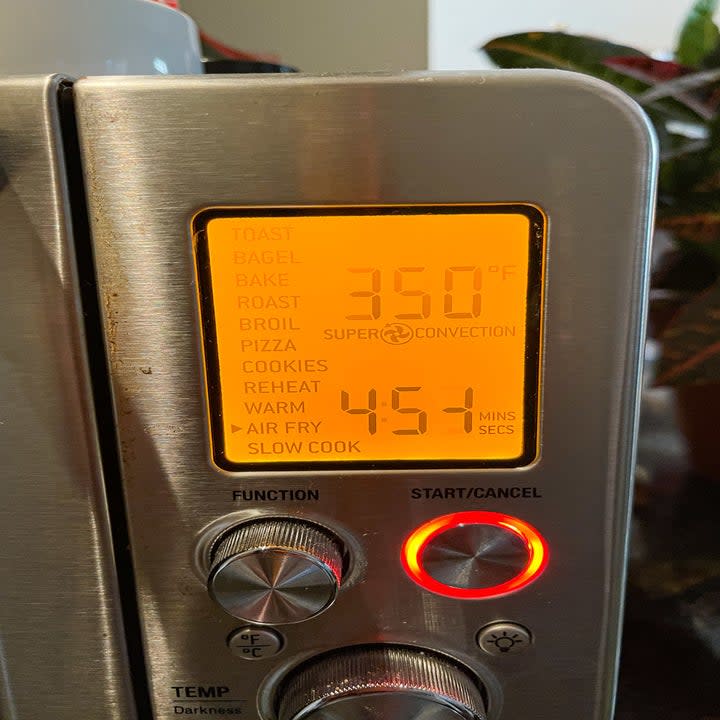 350 degrees on air fryer setting