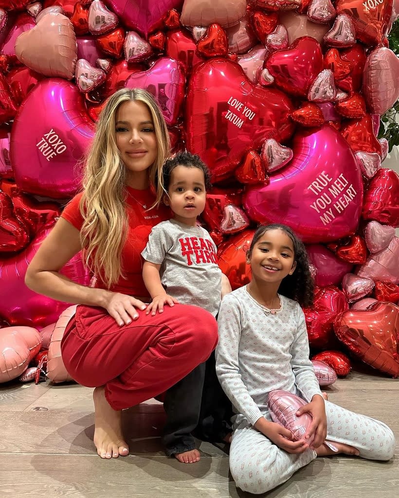 Khloe Kardashian, True Thompson, Tatum Thompson