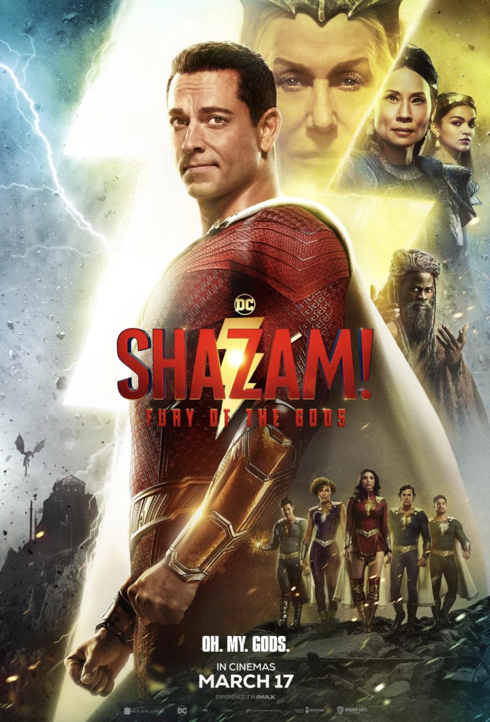 The poster for "Shazam! Fury of the Gods" (2023).