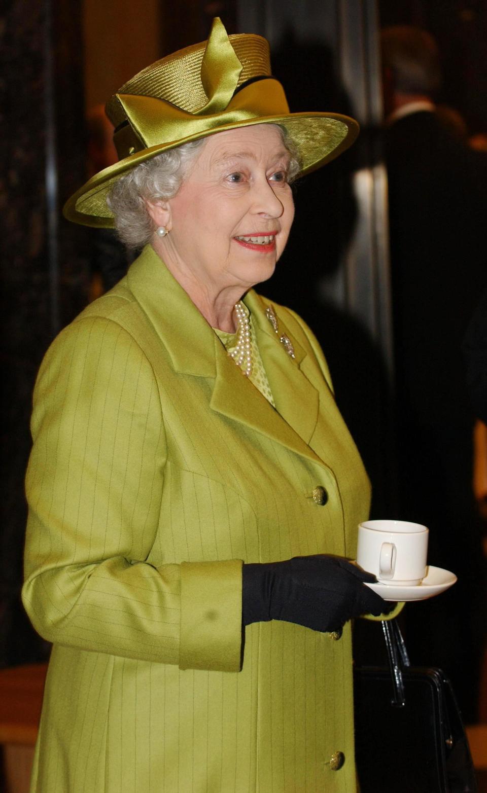 Britain's Queen Elizabeth II during her visit to the Ministry of Defence in Whitehall, London. The Queen was opening the  352 million refurbishment of the MoD's main building in London