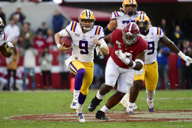 LSU QB Joe Burrow's Heisman odds grow as two contenders from his