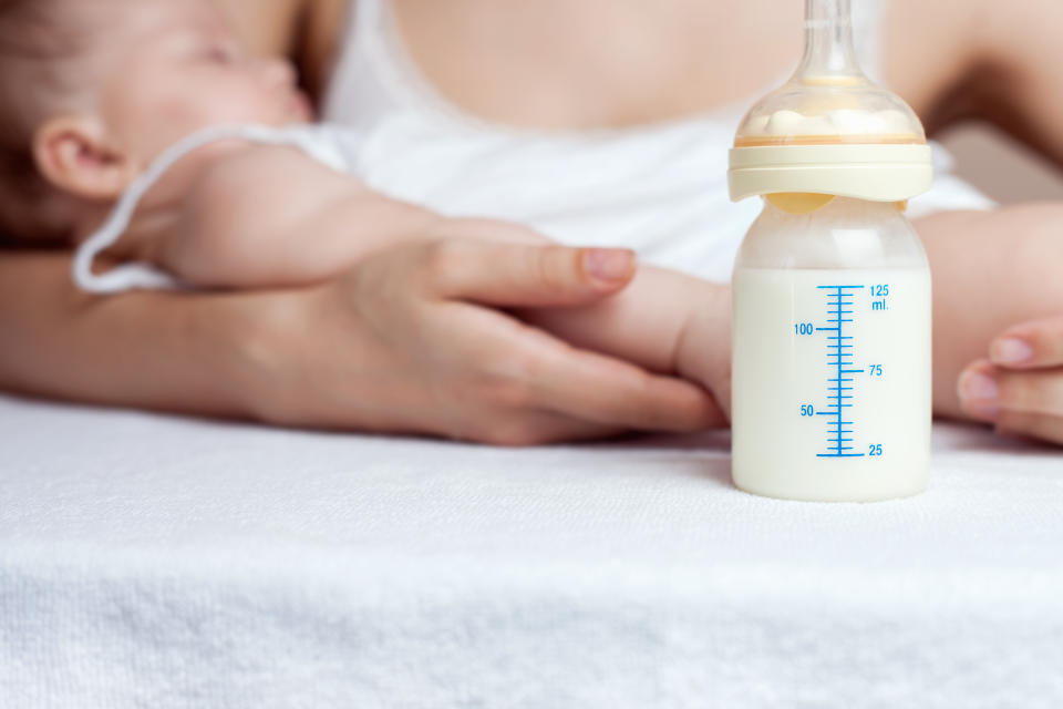 A mum has opened up about her decision not to breastfeed her unborn baby [Photo: Getty]