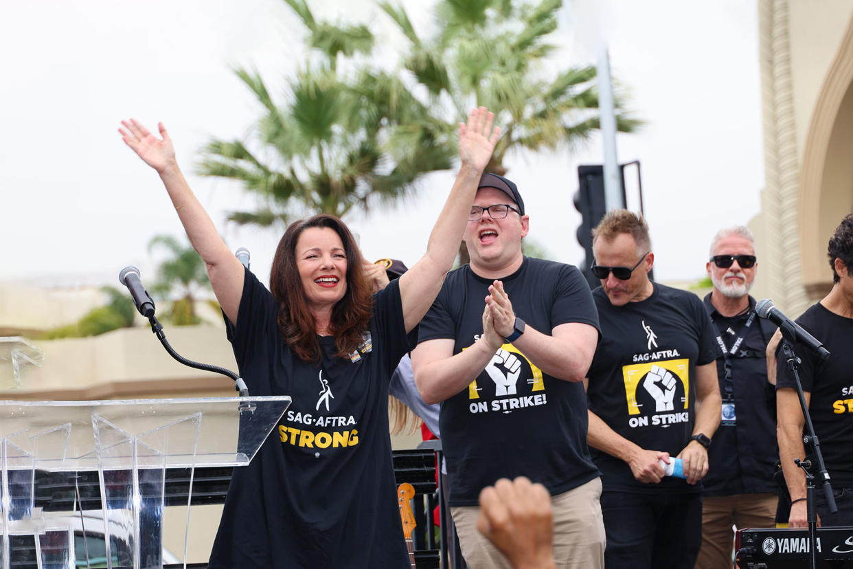 Fran Drescher; Duncan Crabtree-Ireland David Livingston/Getty Images