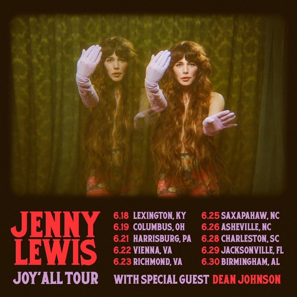 jenny lewis 2024 tour new dates poster