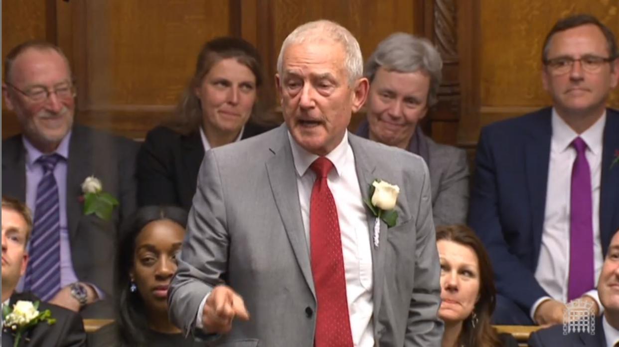 Labour Co-operative Barry Sheerman speaks in the House of Commons, London, as MPs gather to pay tribute to Labour MP Jo Cox.