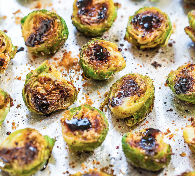 Balsamic Roasted Brussels Sprouts