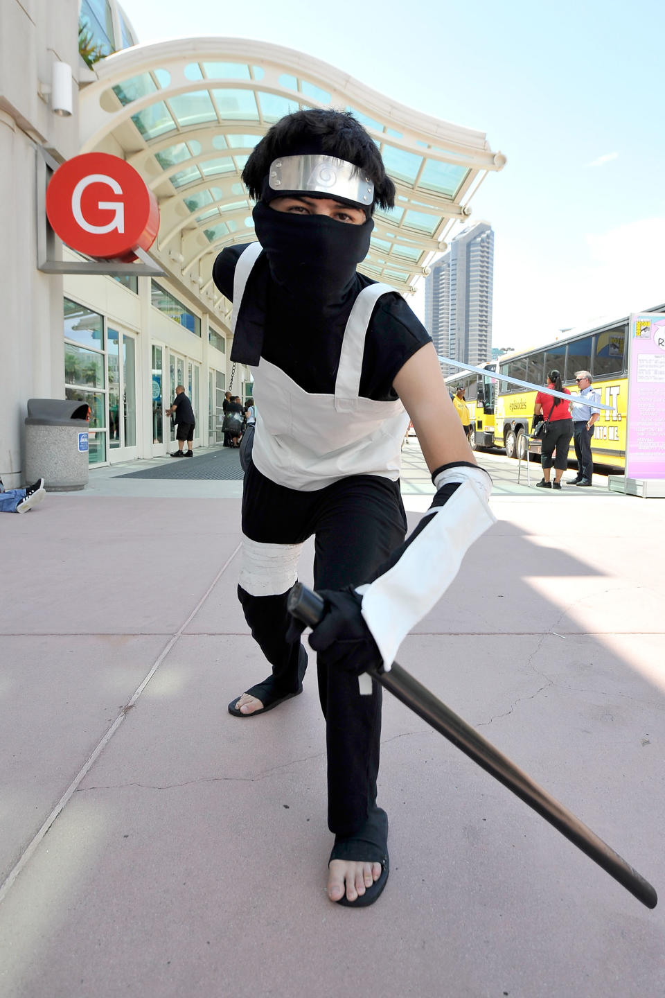 SAN DIEGO, CA - JULY 11: Everett Reyna dresses up for 2012 Comic-Con at the San Diego Convention Center on July 11, 2012 in San Diego, California. (Photo by Jerod Harris/Getty Images)