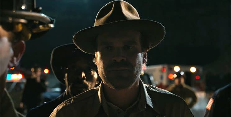 David Harbour as Jim Hopper in Netflix's Stranger Things