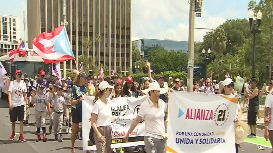 One of the biggest celebrations of Puerto Rican pride happened on Saturday in downtown Orlando.