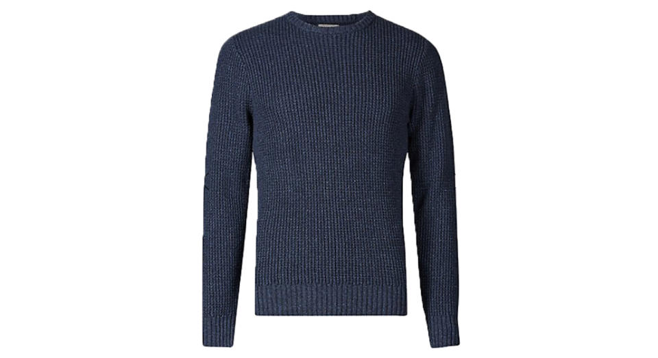 Marks & Spencer pure cotton textured jumper